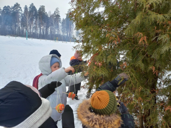 "ПТИЧЬЯ СТОЛОВАЯ" ОТ ЮНЫХ ДРУЗЕЙ ПРИРОДЫ