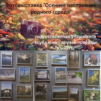 Фотовыставка "Осеннее настроение родного города" 